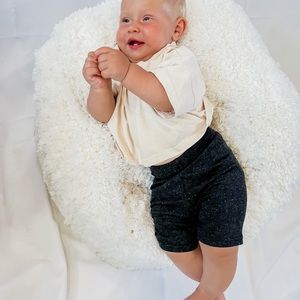 Ribbed Speckled Bike Shorts